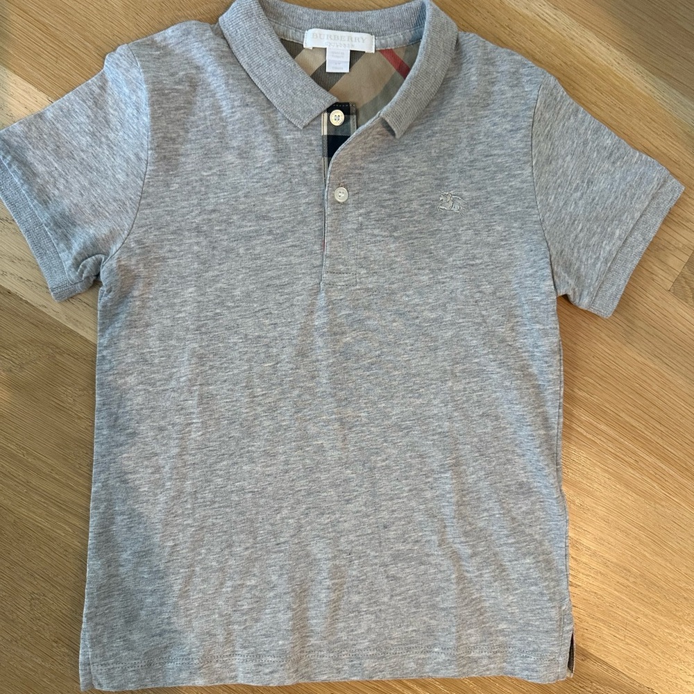 Kids size 6Y Burberry polo